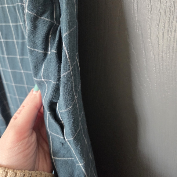 a new day Teal Checkered Top - Picture 3 of 5